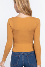 Load image into Gallery viewer, Rib Sweater Top W/front Zipper