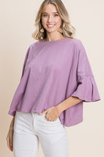 Load image into Gallery viewer, Solid Cotton Casual Top