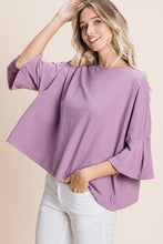 Load image into Gallery viewer, Solid Cotton Casual Top