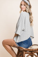 Load image into Gallery viewer, Solid Cotton Casual Top