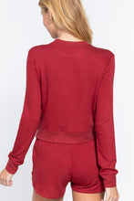 Load image into Gallery viewer, Long Slv Crew Neck Slub Terry Top