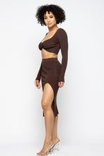 Load image into Gallery viewer, High Slit Skirt Set