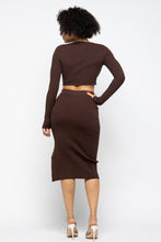 Load image into Gallery viewer, High Slit Skirt Set