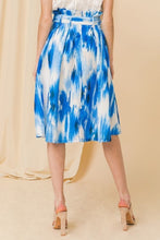 Load image into Gallery viewer, Self-buckle Belt Printed Skirt