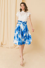 Load image into Gallery viewer, Self-buckle Belt Printed Skirt