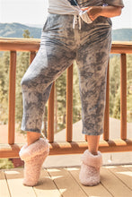 Load image into Gallery viewer, Plus Navy Tie-dye High-waisted Sweatpants
