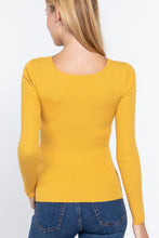Load image into Gallery viewer, Long Slv V-neck Knotted Sweater