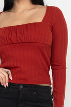 Load image into Gallery viewer, Shirred Square Neck Top