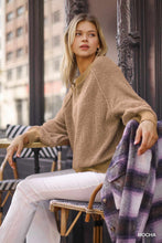 Load image into Gallery viewer, Puff Sleeve Boat Neck Sweater