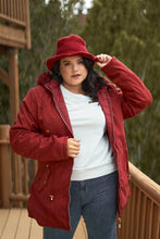 Load image into Gallery viewer, Plus Size Vegan Fur Double-sided Cotton Twill Parka &amp; Puffer Jacket