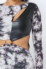 Load image into Gallery viewer, Tie Dye Long Sleeve Midi Dress