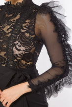 Load image into Gallery viewer, Lace And Crochet Top Detailed Fashion Romper