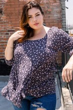 Load image into Gallery viewer, Tiny Floral Printed Square Neckline Top