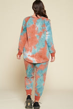 Load image into Gallery viewer, Tie-dye Printed French Terry Knit Loungewear Sets