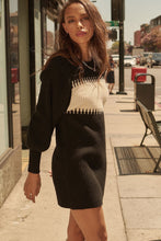 Load image into Gallery viewer, A Ribbed Knit Sweater Mini Dress