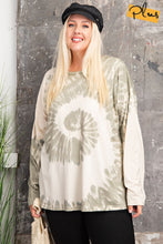 Load image into Gallery viewer, Plus Size Ls Special Washed Poly Rayon Knit Top