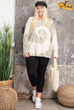 Load image into Gallery viewer, Plus Size Ls Special Washed Poly Rayon Knit Top