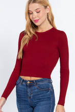 Load image into Gallery viewer, Long Slv Open Back Sweater Top