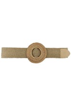 Load image into Gallery viewer, Modern Straw Round Belt