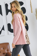 Load image into Gallery viewer, Turtle Neck Color Block Cutout Sweater