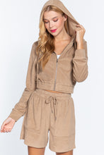 Load image into Gallery viewer, Hoodie Terry Towelling Jacket