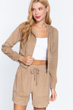 Load image into Gallery viewer, Hoodie Terry Towelling Jacket