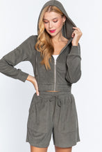 Load image into Gallery viewer, Hoodie Terry Towelling Jacket