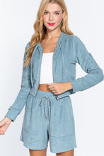 Load image into Gallery viewer, Hoodie Terry Towelling Jacket
