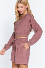 Load image into Gallery viewer, Elasticized Hem Terry Towelling Top