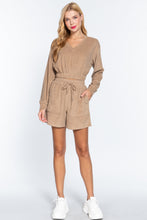 Load image into Gallery viewer, Elasticized Hem Terry Towelling Top