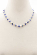 Load image into Gallery viewer, Eye Pearl Bead Necklace