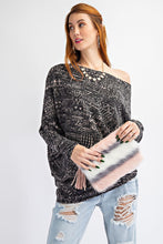 Load image into Gallery viewer, Tribal Printed Knit Top