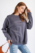 Load image into Gallery viewer, Terry Knit Loose Fit Pullover