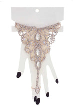 Load image into Gallery viewer, Marquise Rhinestone Hand Ring Bracelet