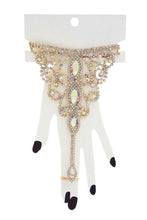 Load image into Gallery viewer, Marquise Rhinestone Hand Ring Bracelet