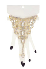 Load image into Gallery viewer, Marquise Rhinestone Hand Ring Bracelet