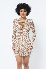 Load image into Gallery viewer, Printed Mesh Dress