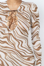 Load image into Gallery viewer, Printed Mesh Dress