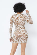 Load image into Gallery viewer, Printed Mesh Dress