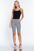 Load image into Gallery viewer, Jacquard Bengaline Bermuda Pants