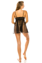 Load image into Gallery viewer, 3pc Mesh Robe Set