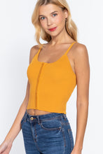 Load image into Gallery viewer, Front Closure With Hooks Sweater Cami Top