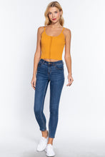 Load image into Gallery viewer, Front Closure With Hooks Sweater Cami Top