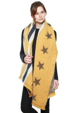 Load image into Gallery viewer, Stars &amp; Stripe Oversized Scarf