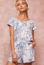 Load image into Gallery viewer, A Star-pattern Tie-dye Knit Romper