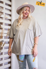 Load image into Gallery viewer, Mineral Washed Cotton Jersey Boxy Tunic