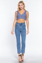 Load image into Gallery viewer, Textured Crop Sweater Tank Top