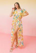 Load image into Gallery viewer, A Printed Woven Maxi Cover Up