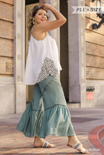 Load image into Gallery viewer, Wide Leg Elastic Waist Lace Tape Pants