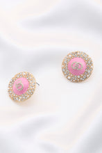 Load image into Gallery viewer, Double Circle Round Metal Earring